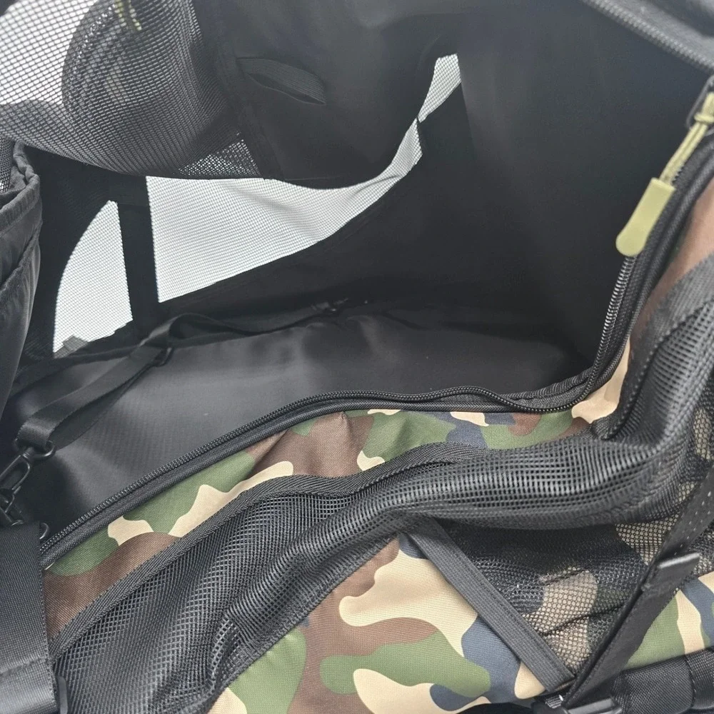 Aimease Dog‎ Carrier Backpack Medium Dogs 22 LBS Camo Waterproof Hiking Travel